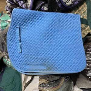 Blue Quilted Saddle Pad